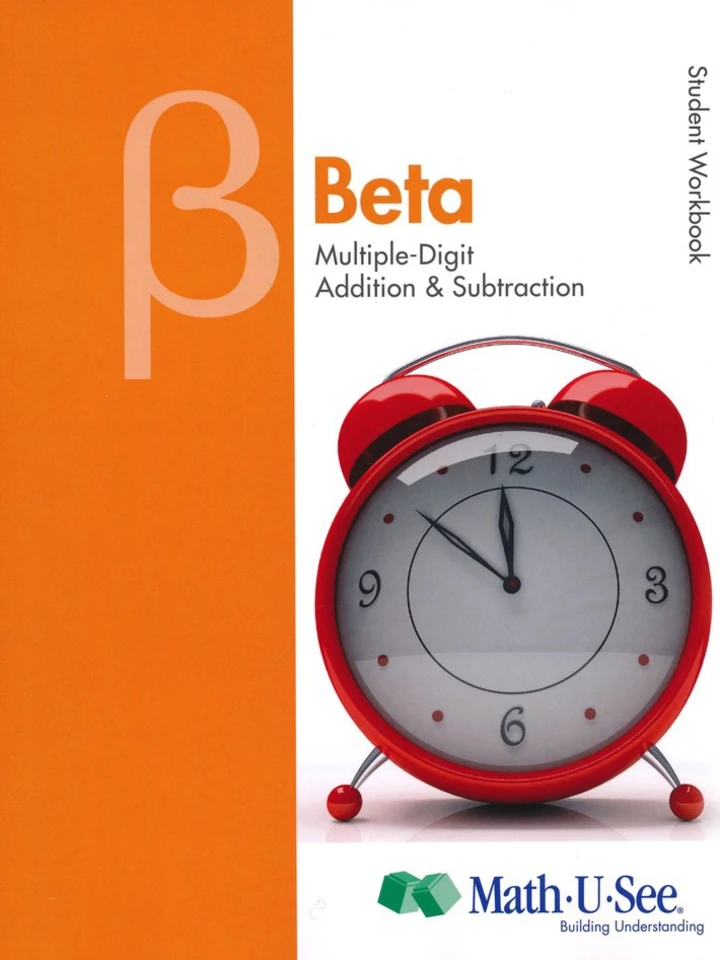Math-U-See Beta student workbook cover